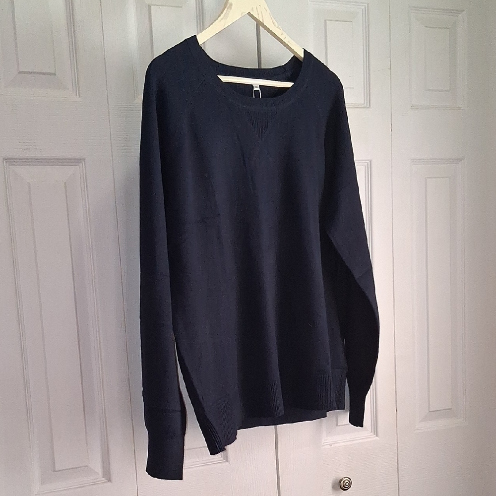 Classic Navy Crewneck Sweater for Men